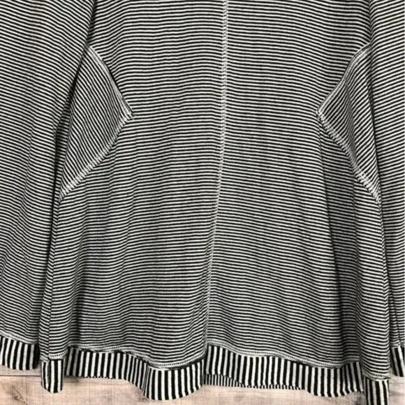 Anthropologie Maeve Tunic Size Small Striped Stretch Knit Turtleneck - Picture 3 of 8